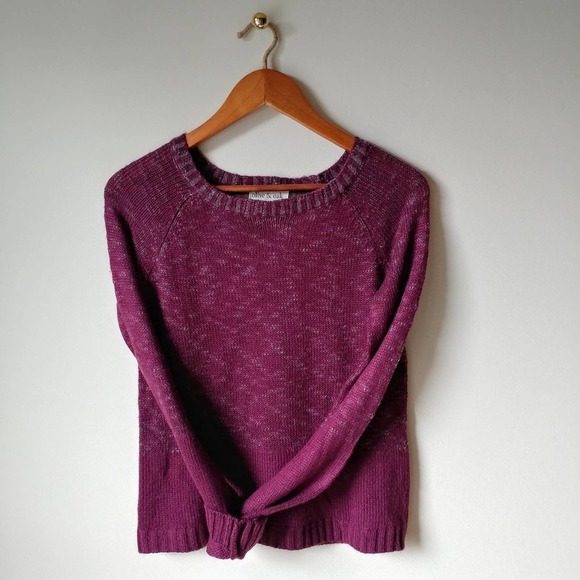 Olive & Oak Sweaters - Anthropologie Olive & Oak Maroon Sweater